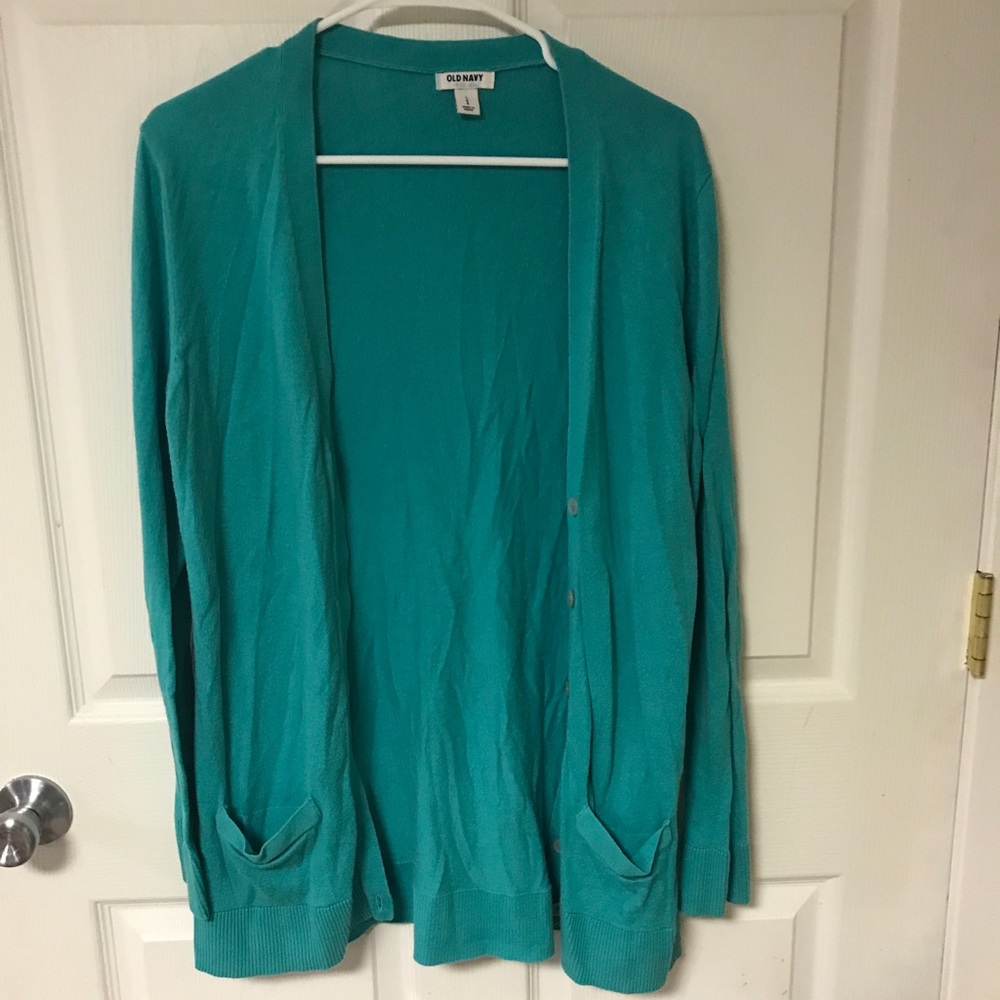 Teal Cardigan